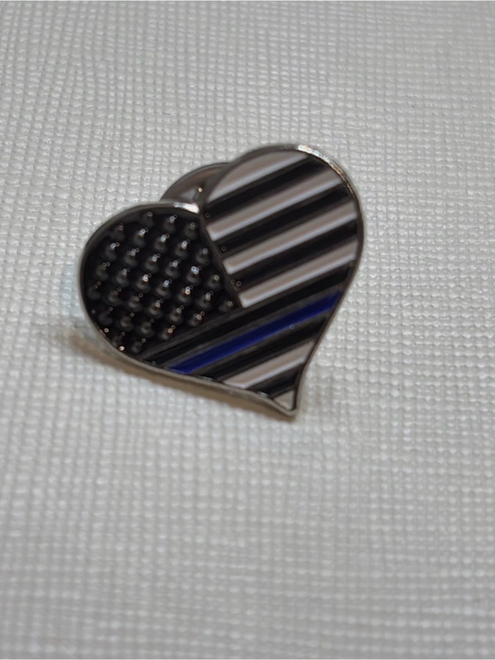 Thin Blue Line Label Pin
